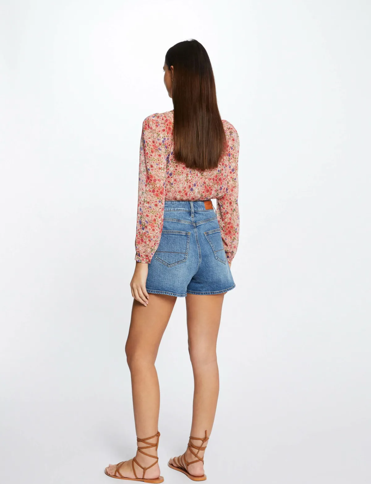 Shorts>Morgan Short Mom Taille Haute En Jean Jean Stone Femme | Jean_Stone