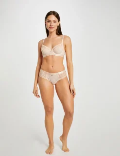 Lingerie>Morgan Shorty Dentelle Femme | Rose