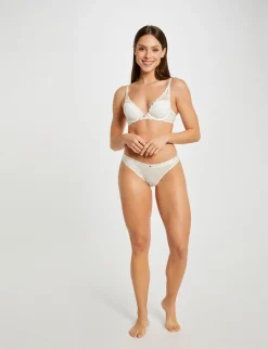 Lingerie>Morgan Slip Dentelle Femme | Ivoire