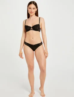 Lingerie>Morgan Slip En Dentelle Femme | Noir