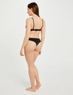 Lingerie>Morgan Tanga En Dentelle Femme | Noir