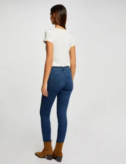 Tops Et T-Shirts>Morgan T-Shirt Manches Courtes Femme | Ecru