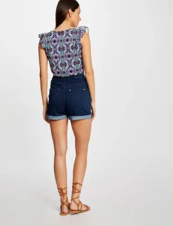 Tops Et T-Shirts>Morgan T-Shirt Manches Courtes Imprime Femme | Multico