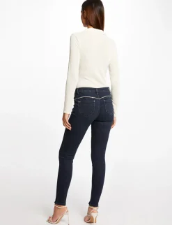 Tops Et T-Shirts>Morgan T-Shirt Manches Longues Avec Boutons Femme | Ivoire