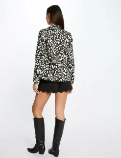 Vestes Et Blousons>Morgan Veste Cintree Imprime Abstrait Femme | Multico
