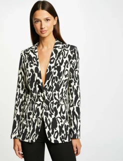 Vestes Et Blousons>Morgan Veste Cintree Imprime Animalier Femme | Multico
