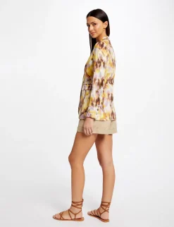 Vestes Et Blousons>Morgan Veste Droite Imprime Abstrait Femme | Multico