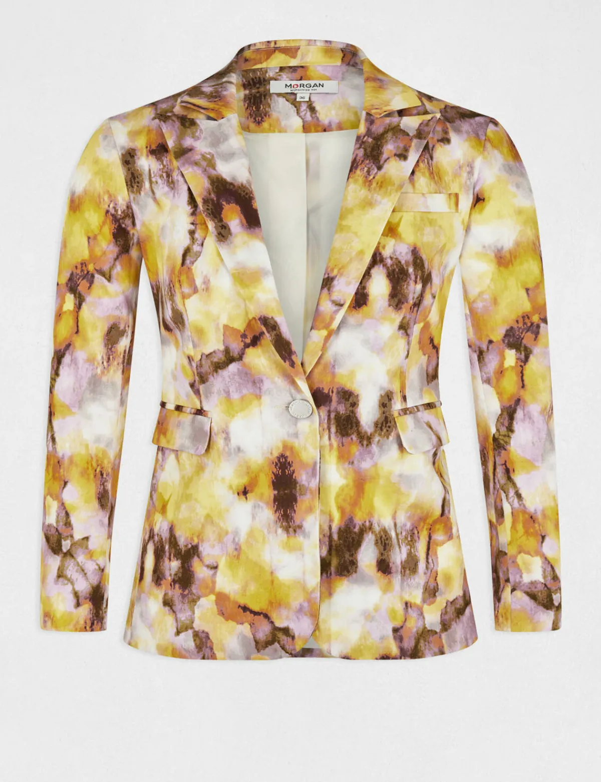 Vestes Et Blousons>Morgan Veste Droite Imprime Abstrait Femme | Multico